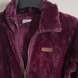 Columbia Women's Plush Purple Teddy Jacket